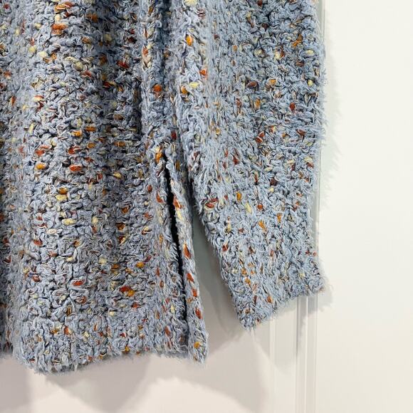 Lou‎ and Grey Women's Chunky Sweater Wool Light Blue Multicolor Size XS - Picture 2 of 9